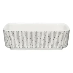 Plat à four Mainio Sarastus 2,5 l, Noir-blanc