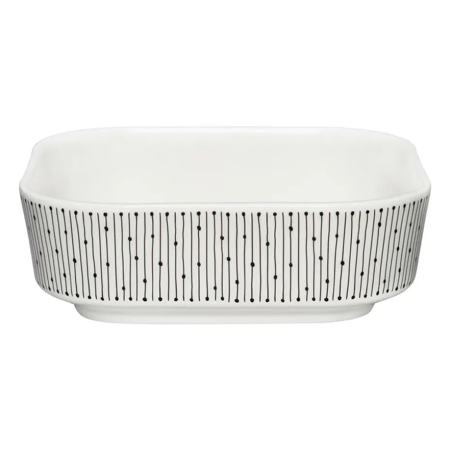 Plat à four Mainio Sarastus 0,7 l, Noir-blanc