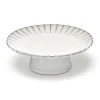 Plat à gâteau Inku M Ø21 cm, Blanc