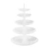Plat à gâteau-présentoir à étages big, Cotton white