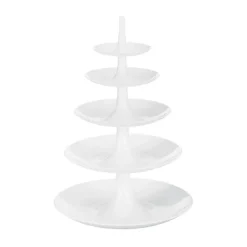 Plat à gâteau-présentoir à étages big, Cotton white