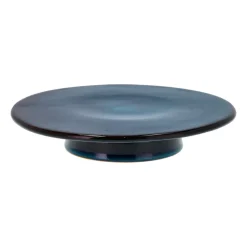 Plat à tarte sur pied Bitz Ø30 cm, Bleu foncé