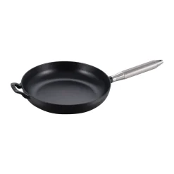 Poêle en fonte noire Buster & Punch Ø28 cm, Poignée en acier