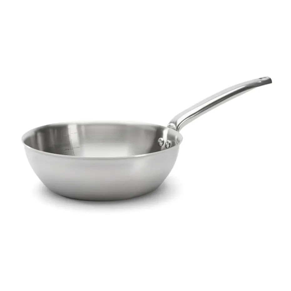 Poêle à sauter arrondie Alchimy en acier inoxydable, Ø20 cm