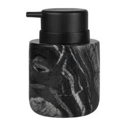 Pompe à savon Marble 12,5 cm, Noir-gris