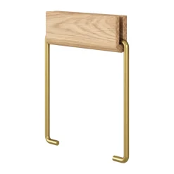 Porte-papier toilette Moebe, Chêne-laiton