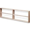 Porte-revue Norr 120cm, Chêne