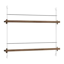 Porte-revues Moebe, Smoked oak-white
