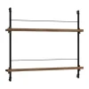 Porte-revues Moebe, Smoked oak-black