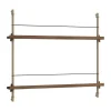 Porte-revues Moebe, Smoked oak-grey