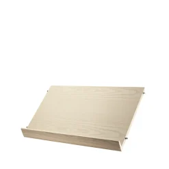 Porte-revues String bois, placage frêne, 58x30 cm