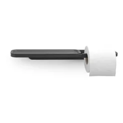 Porte rouleau papier toilette avec étagère MindSet, Mineral Infinite Grey