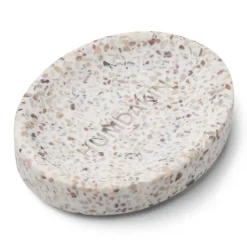 Porte savon Humdakin Terrazzo 10x13 cm, White-brown