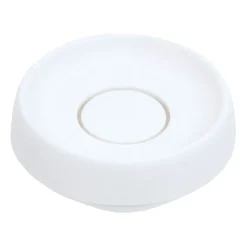 Porte-savon silicone avec égouttoir dissimulé medium, Blanc