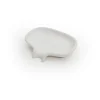 Porte-savon Soap Saver Flow avec bec d’écoulement en béton, Blanc