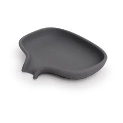 Porte-savon Soap Saver Flow avec bec d’écoulement small, Gris graphite