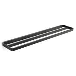 Porte-serviette double RIM 12x70 cm, Black