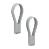 Porte-serviettes magnétique Loop, Lot de 2, Gull grey