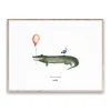 Poster Coco the Crocodile, 30x40 cm