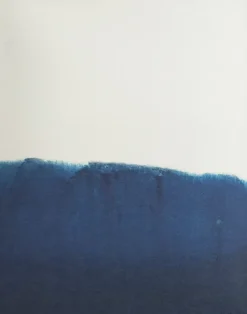 Poster Dyeforindigo ocean 1 40x50 cm, Bleu-blanc