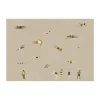 Poster Swimmers, Beige, 50x70 cm