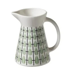 Pot à lait Olivia, blanc-citron vert