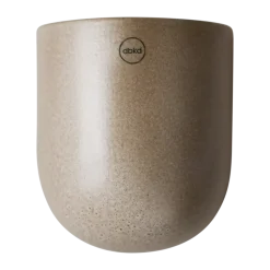 Pot mural Cut beige, Large 17 cm