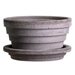 Pot Planet Mars Ø12 cm, Gris