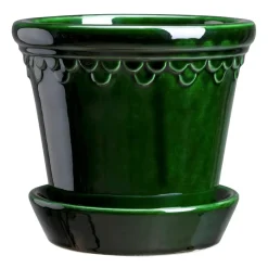 Pot vitré Københavner Ø12 cm, Vert