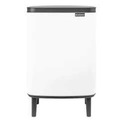 Poubelle haute Bo 12 L, Blanc