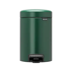 Poubelle à pédale New Icon 3 litres, Pine green