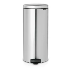 Poubelle à pédale New Icon 30 litres, Matt steel fingerprint proof