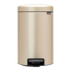 Poubelle à pédale New Icon 12 litres, Metallic Gold