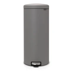 Poubelle à pédale New Icon 30 litres, Mineral concrete grey
