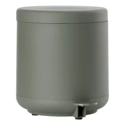 Poubelle à pédale Ume 4 l, Vert olive