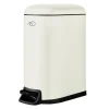 Poubelle à pédale Walther 10 liter, Off White