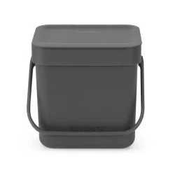Poubelle Sort & Go 3 L, Gris