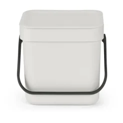 Poubelle Sort & Go 3 L, Gris clair