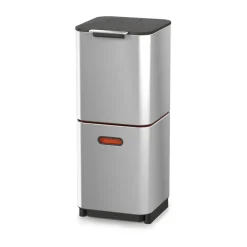Poubelle Totem Compact Joseph Joseph 40 L, Stainless steel