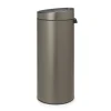 Poubelle Touch Bin 30 L, platinum (gris)