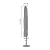 Protection de meuble Brafab parasol, Noir 200 cm
