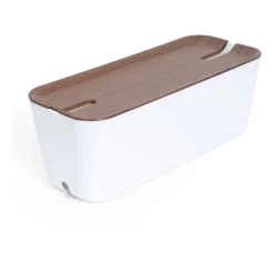Range câbles Cable Organiser Hideaway XL, Décor en bois foncé