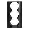 Range-bouteille Alfredo 3 bouteilles 33,6x12 cm, Black