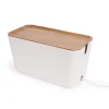 Rangement pour câbles Cable Organiser XXL, Bois-blanc