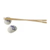 Repose-baguettes Mumin Haru, lot de 2, Bleu-blanc