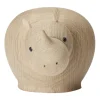 Rhinocéros en bois Rina, Medium