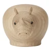 Rhinocéros en bois Rina, Small
