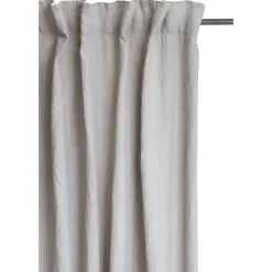 Rideau avec bande de pliage Sunshine 140 x 290cm, Ash (gris)