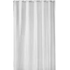 Rideau de douche Jacquard blanc, 180x200 cm