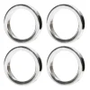 Rond de serviette Vasa Lot de 4, Argenté